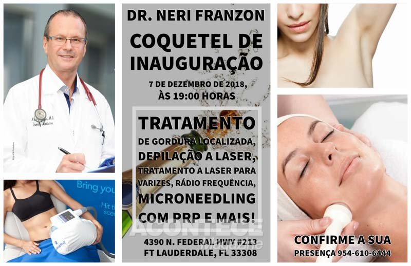 Dez/07 - Coquetel de Inauguração da Clinica de Estética Dr Neri Franzon -  Acontece